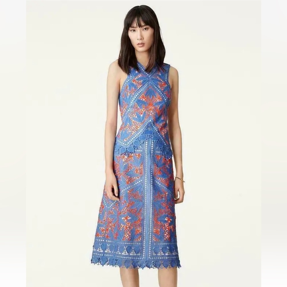 NWT TORY BURCH Crochet Evie Top size 12